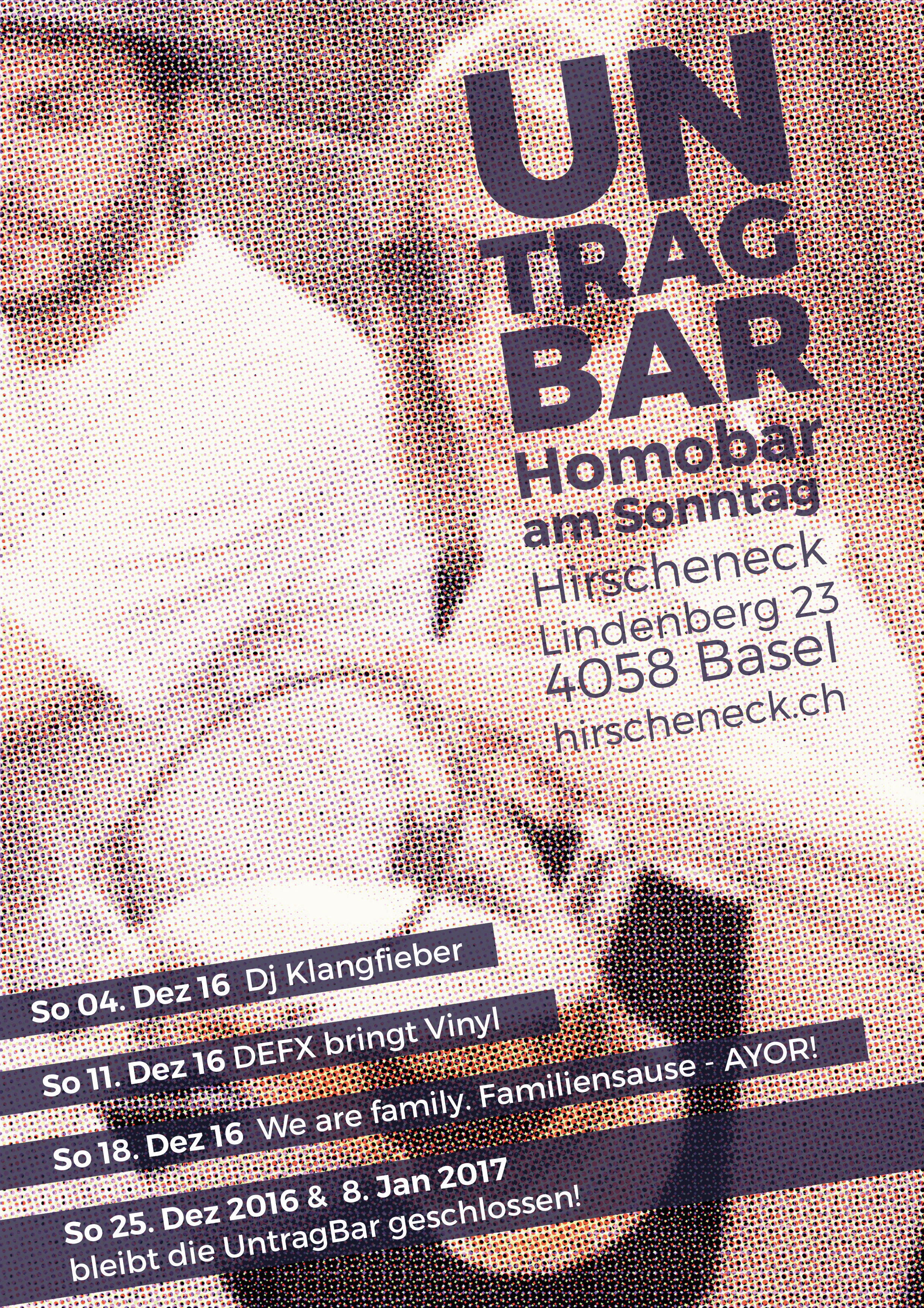 Monatsplakat Untragbar